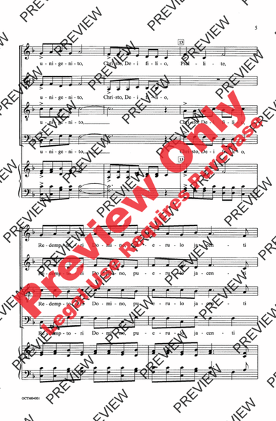 Psallite by Michael Praetorius Choir - Sheet Music