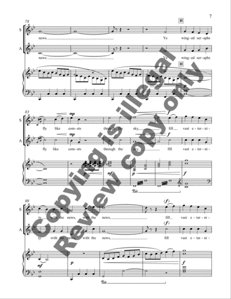 Appalachian Carols: 1. Wondrous Love SSAA scores gallery preview page 11