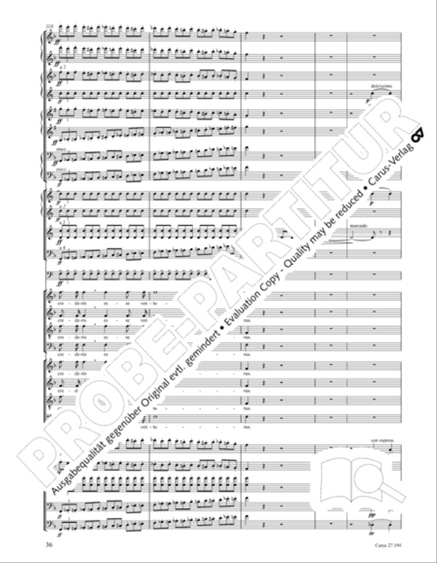 Te Deum Te Deum 4-Part scores gallery preview page 37