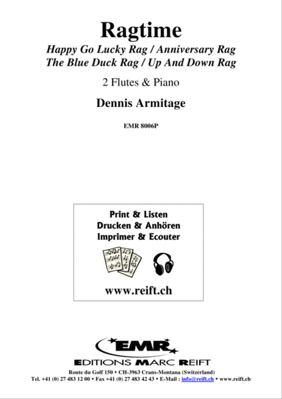 Ragtime Ragtime Flute Duet scores gallery preview page 2