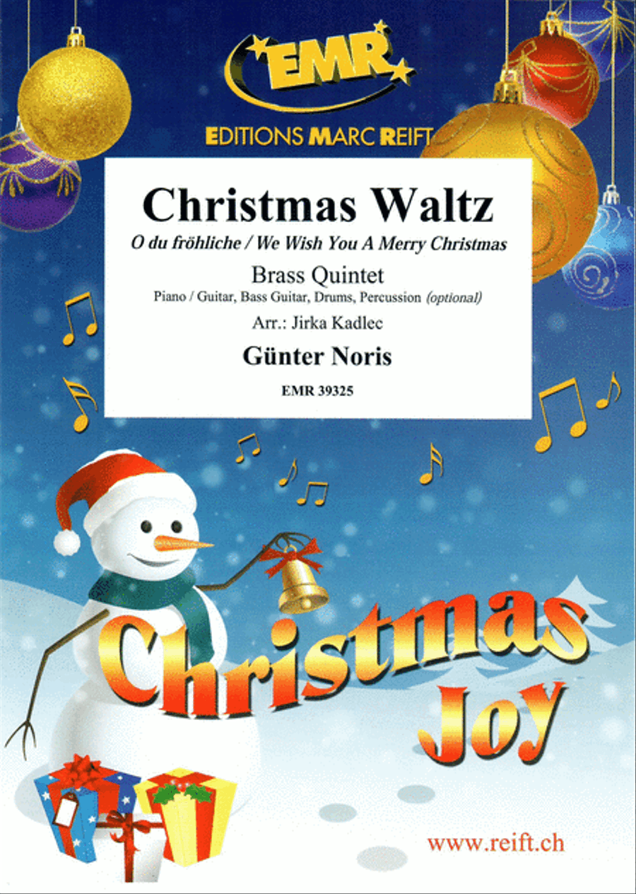 Christmas Waltz Brass Band scores gallery preview page 1