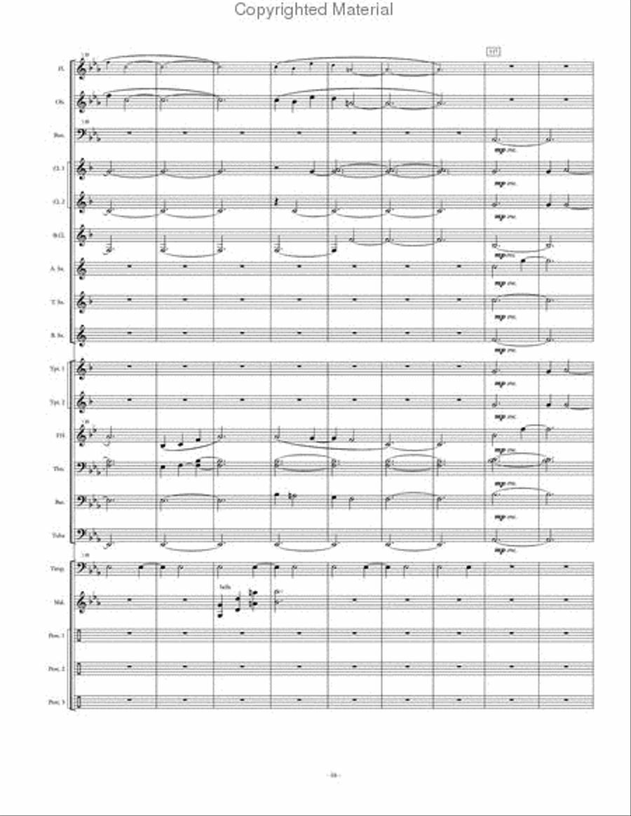 Monuments Concert Band scores gallery preview page 17