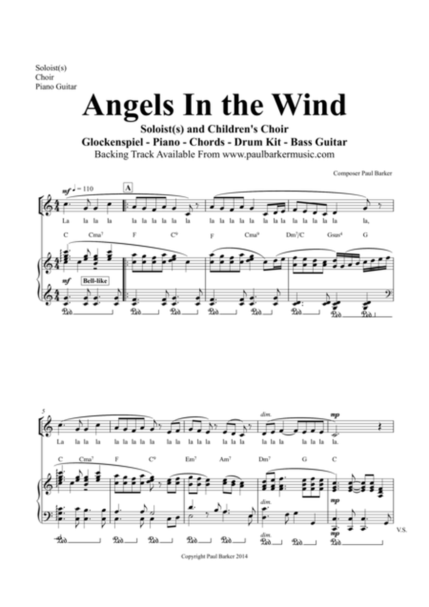 Angel In The Wind (Piano/Vocal Score)