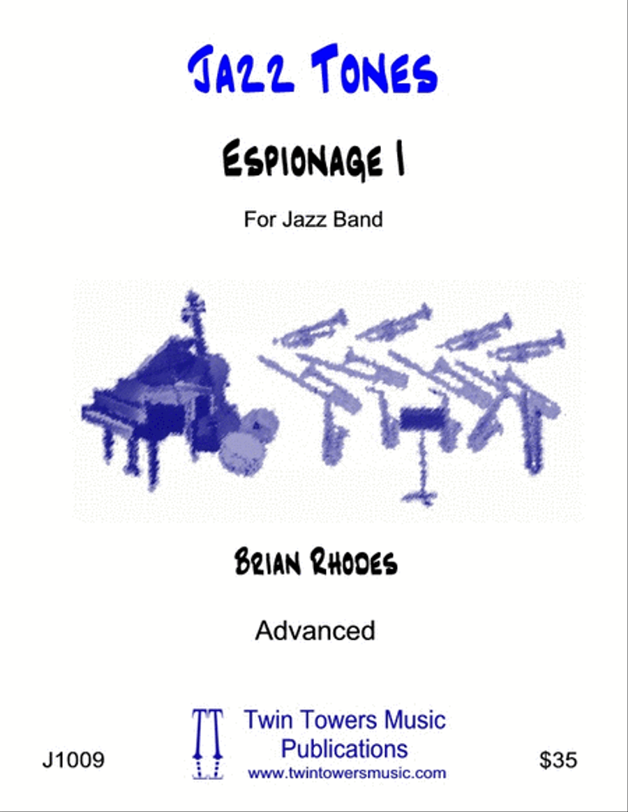 Espionage 1 Jazz Ensemble scores gallery preview page 1