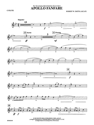 Apollo Fanfare: Flute