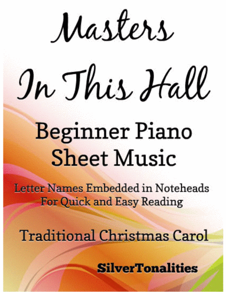 Masters in this Hall Beginner Piano Sheet Music