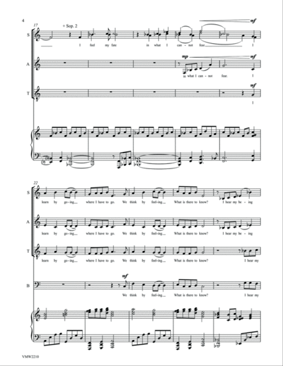 The Waking 4-Part scores gallery preview page 5