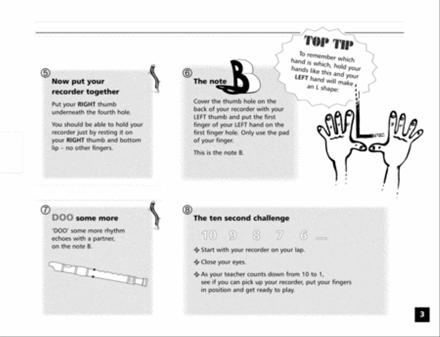 RecorderWorldA Student's Book, Book 1 Recorder scores gallery preview page 2