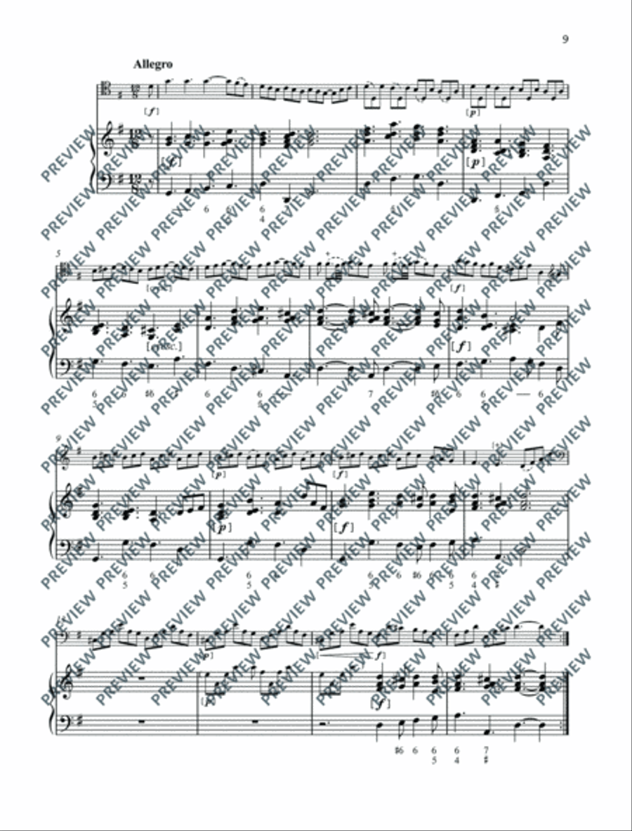 Sonata Piano Accompaniment scores gallery preview page 10