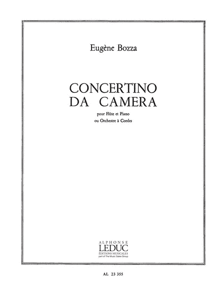 Concertino Da Camera (flute & Piano)