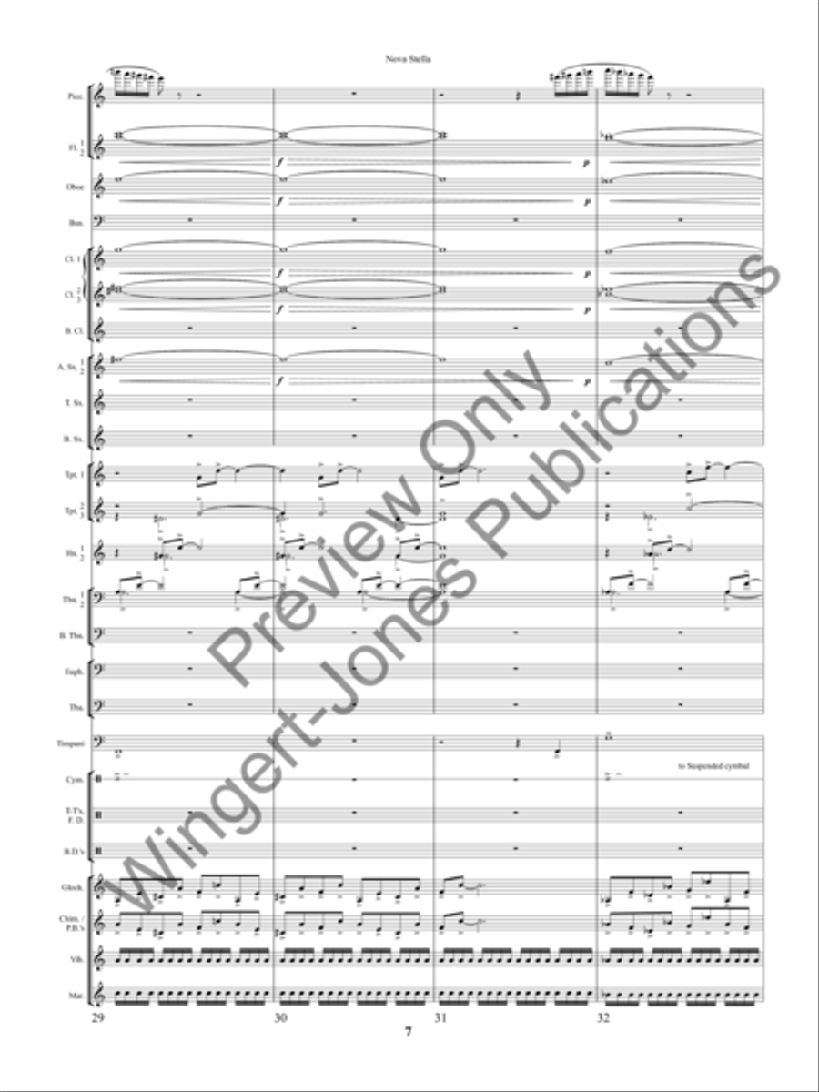 Nova Stella Concert Band scores gallery preview page 10