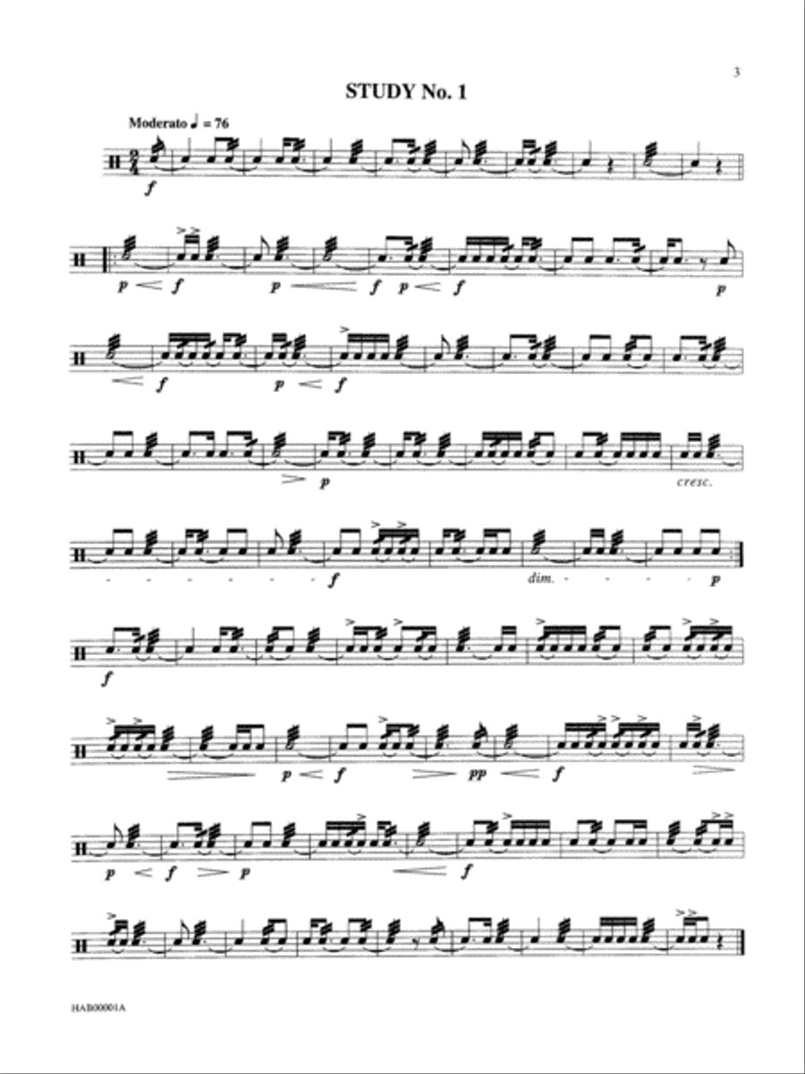Contemporary Studies for the Snare Drum