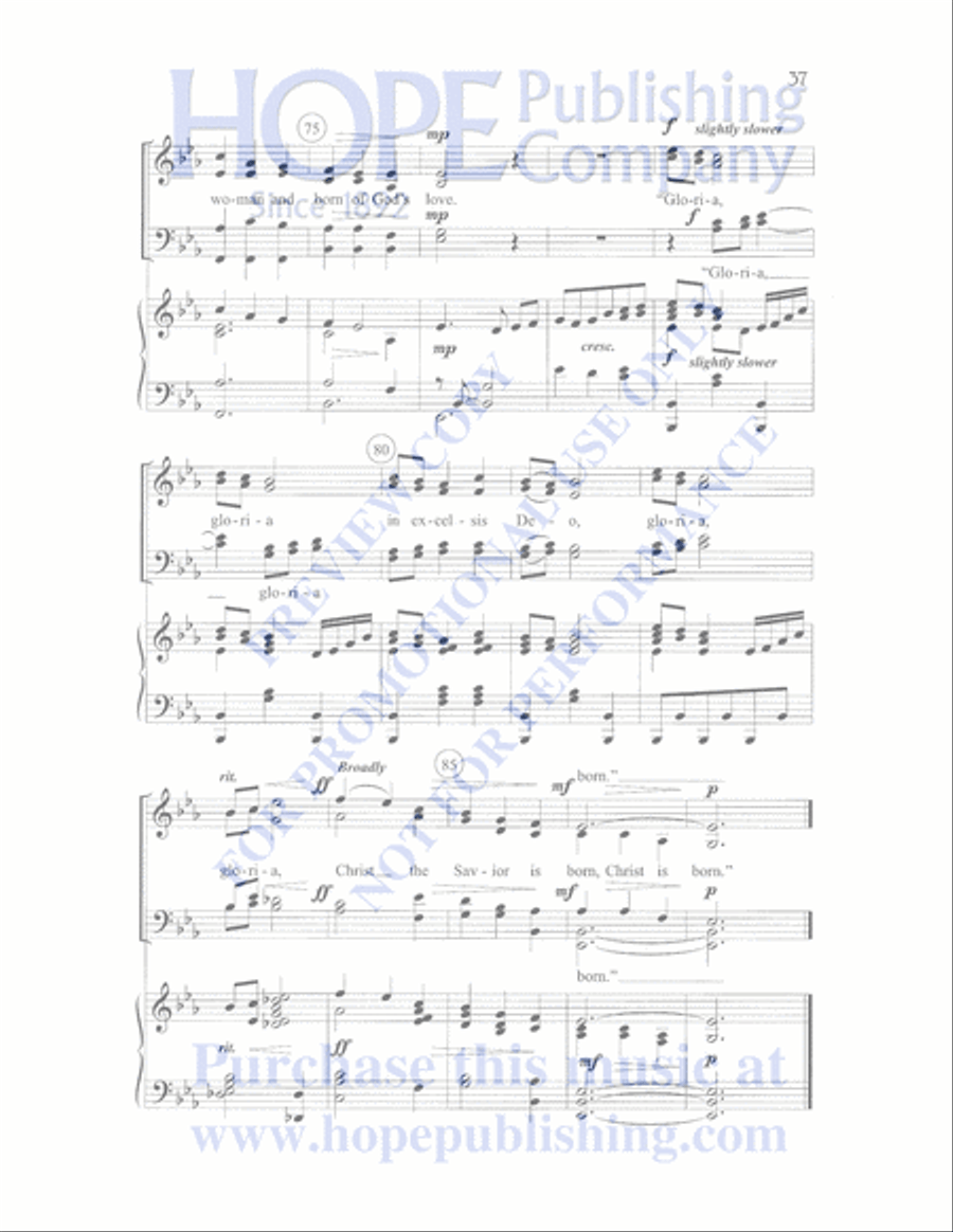 By Heaven's Light Choir scores gallery preview page 38