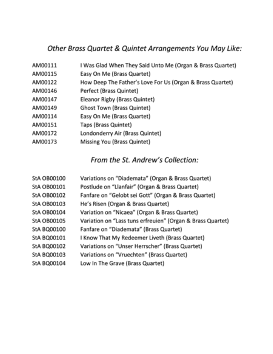 How Deep The Father's Love For Us Small Ensemble scores gallery preview page 2