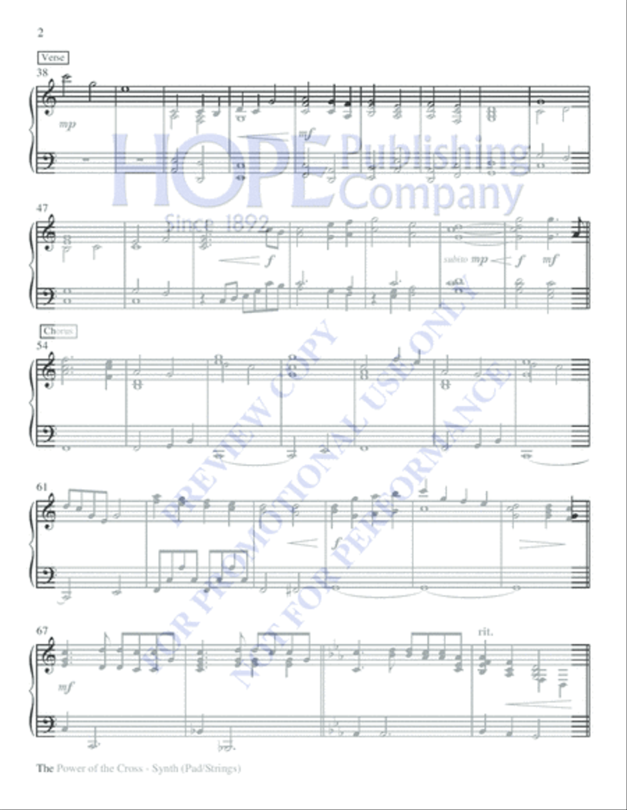 The Power of the Cross Choir scores gallery preview page 12