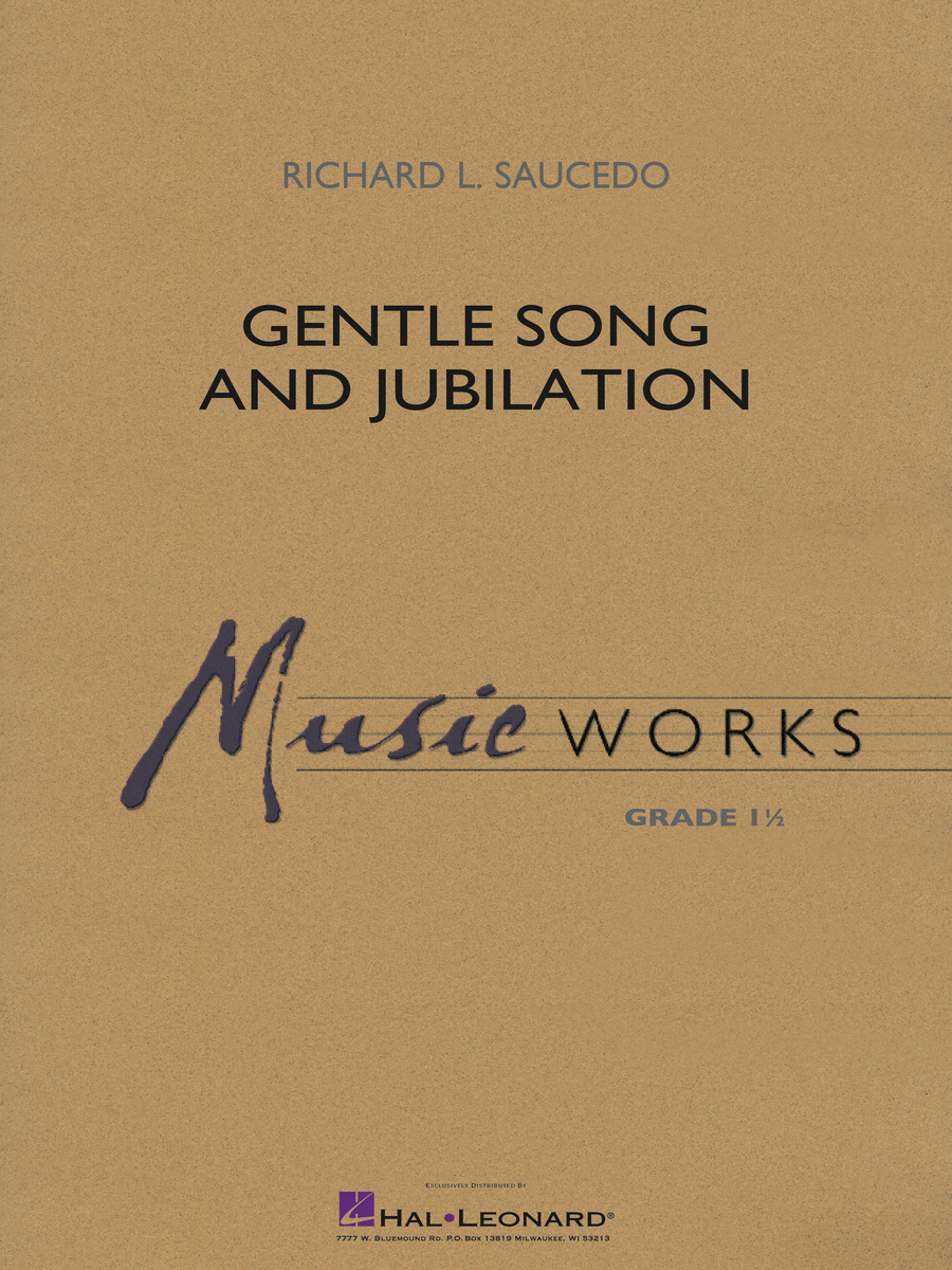 Gentle Song and Jubilation Concert Band scores gallery preview page 1