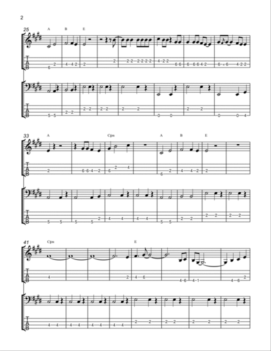I'm On Fire Bass Voice scores gallery preview page 2