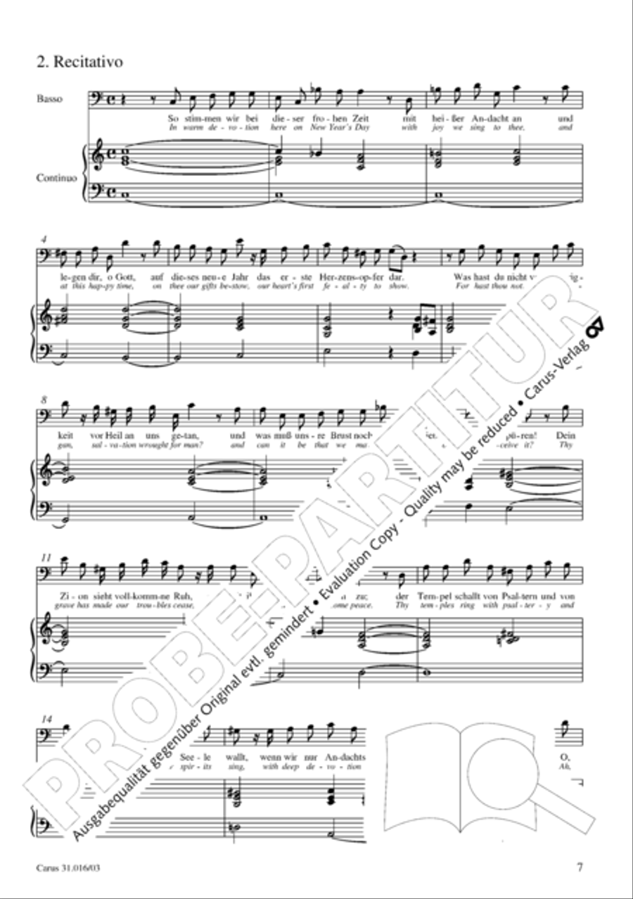 Lord God, thy praise we sing (Herr Gott, dich loben wir) ATB scores gallery preview page 8