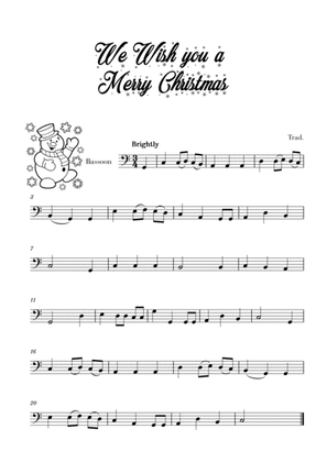 We Wish you a Merry Christmas (for Bassoon)