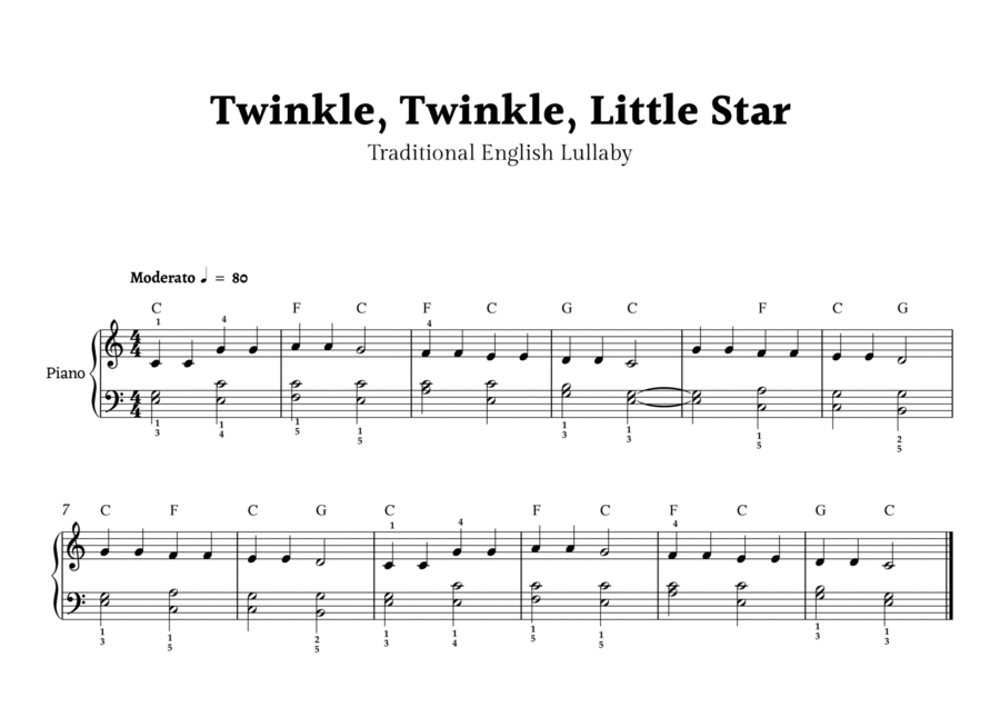 Twinkle, Twinkle, Little Star image number null