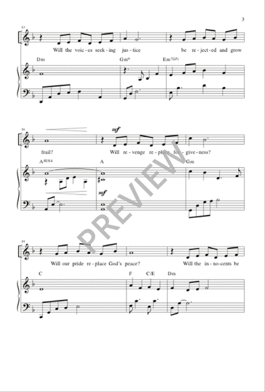 Will the Circle Be Unbroken? 2-Part scores gallery preview page 3