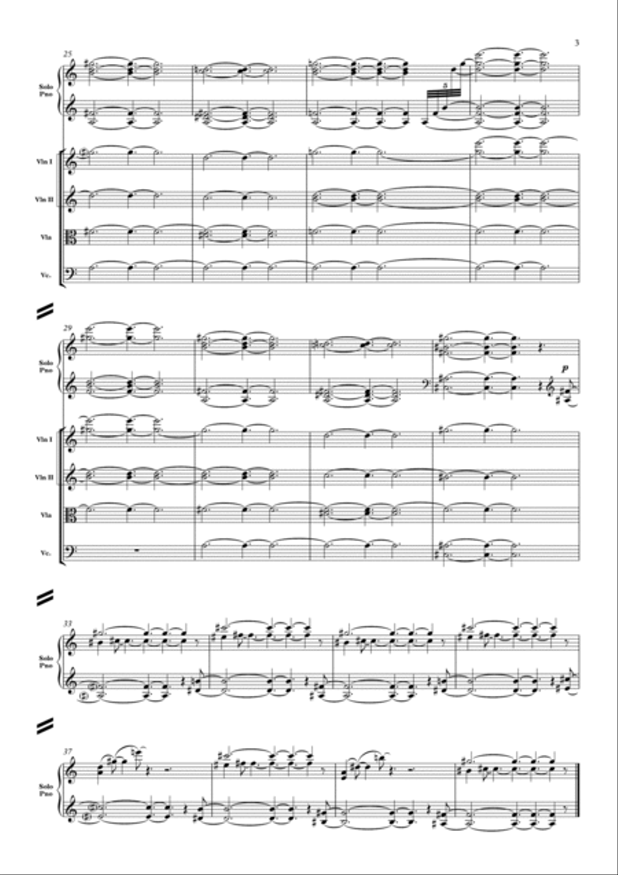 Piano Concerto Piano Concerto Piano Quintet scores gallery preview page 4
