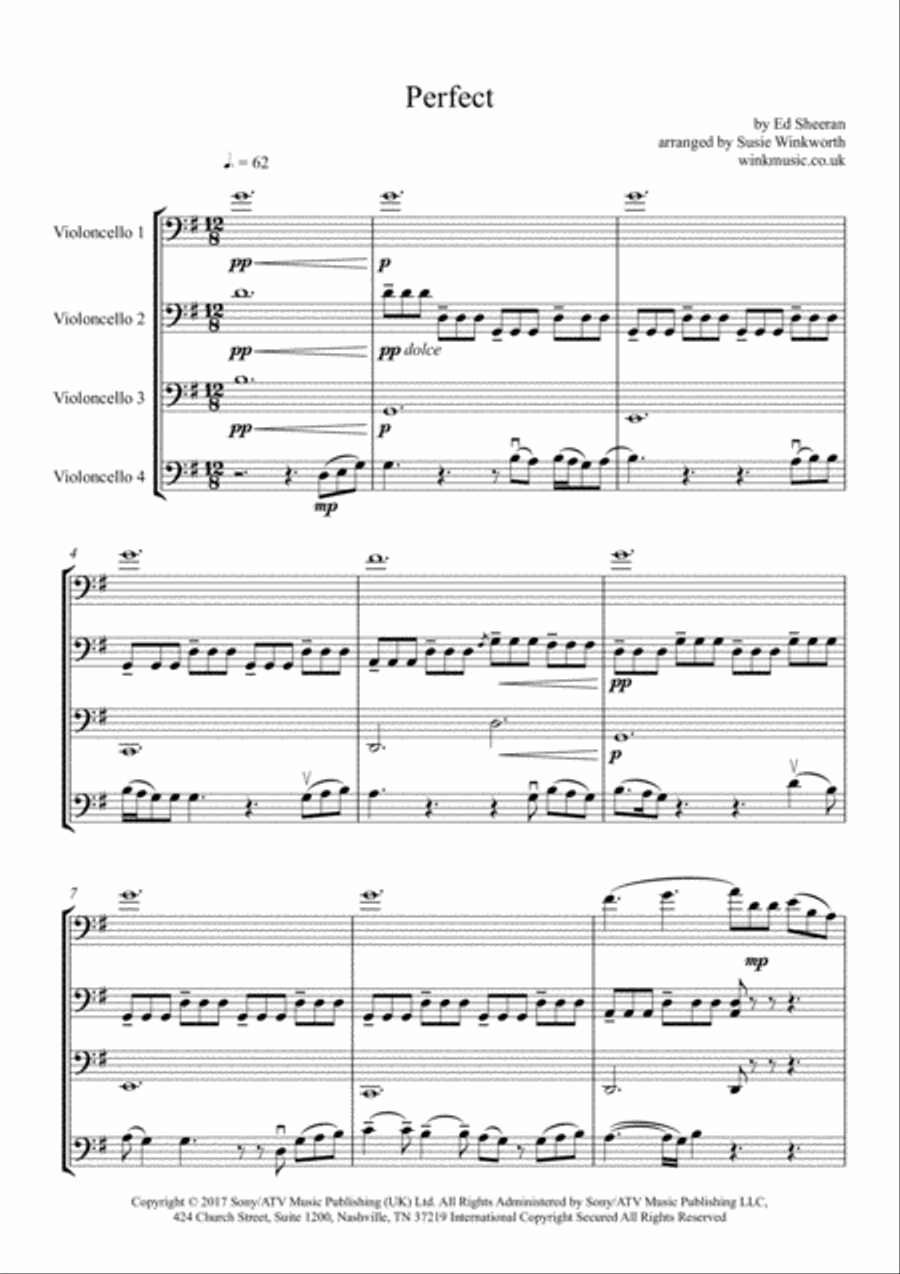 Perfect String Quartet scores gallery preview page 3