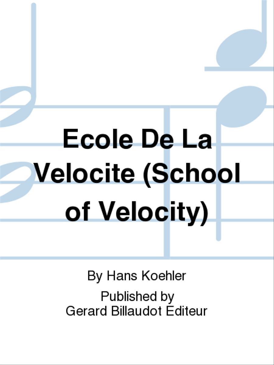 Ecole De La Velocite Ecole De La Velocite Flute scores gallery preview page 1