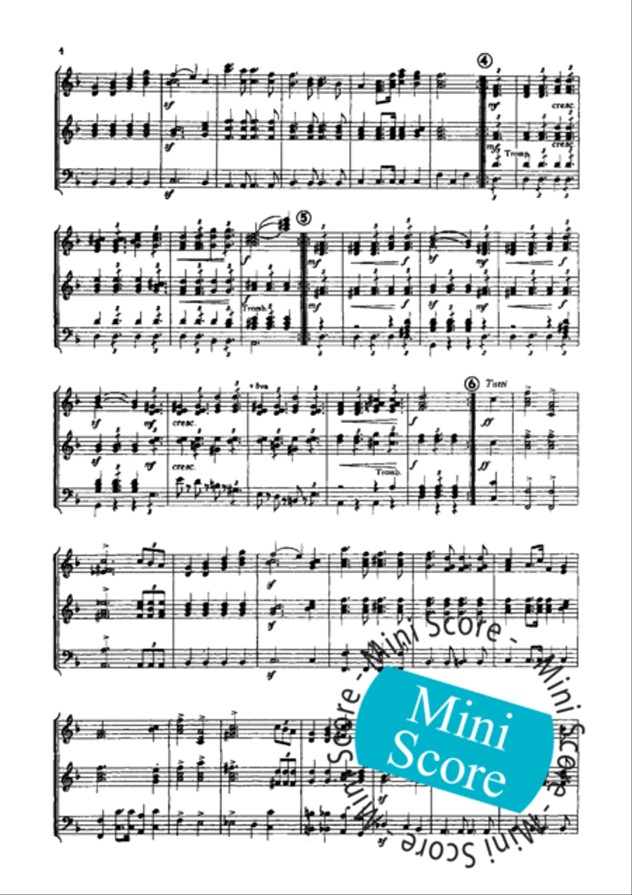 Priestermarsch Uit Athalia Fanfare Band scores gallery preview page 6
