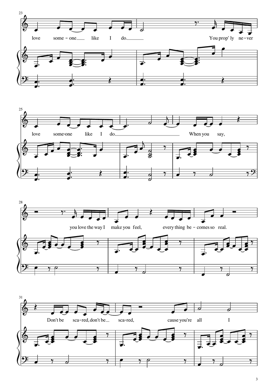 Love Someone Voice scores gallery preview page 3