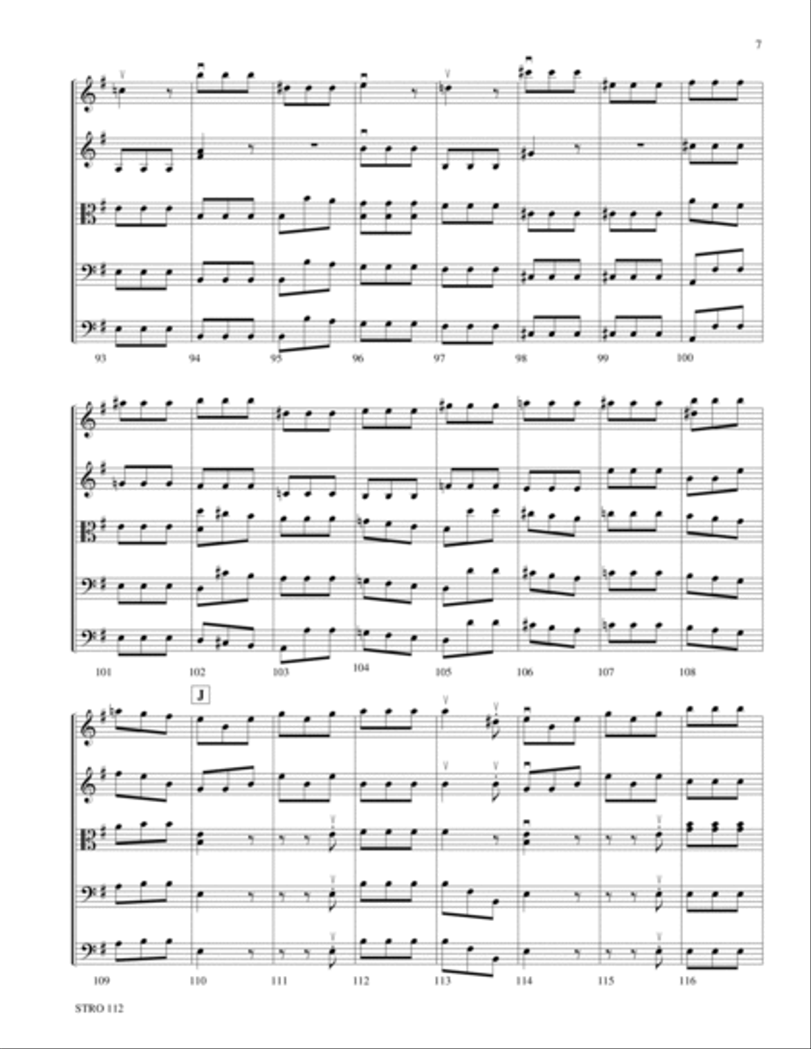 Symphony No. 17 in G, K. 129: Finale Orchestra scores gallery preview page 6