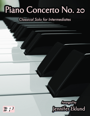 Book cover for Piano Concerto No. 20 Theme (Intermediate Piano)