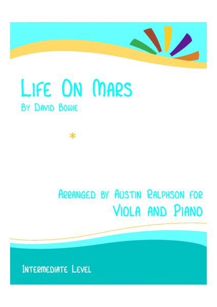 Life On Mars by David Bowie Viola - Digital Sheet Music