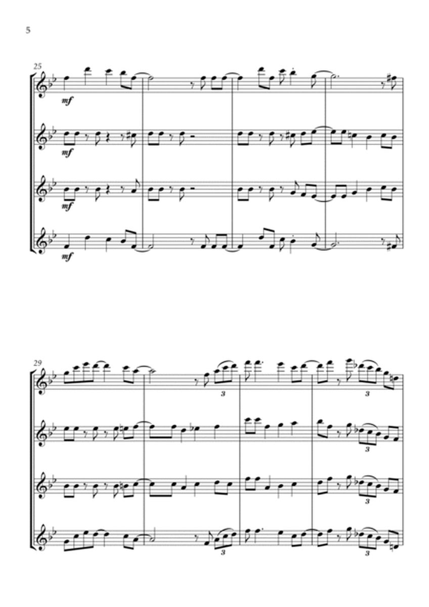Jingle Bells - Jazz Arrangement for Flute Quartet image number null