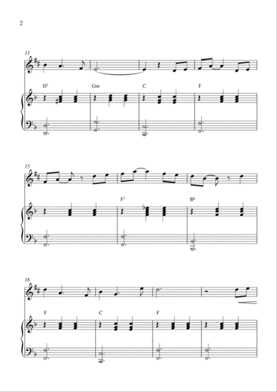 Tennessee Waltz Alto Saxophone scores gallery preview page 2