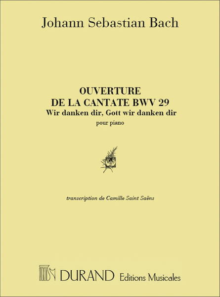 Ouverture Cantate 28 Piano (Saint Saens)