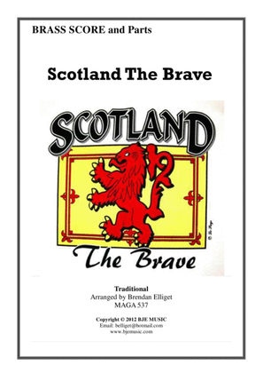 Book cover for Scotland The Brave (Brass Band) [Bb] Score and Parts PDF