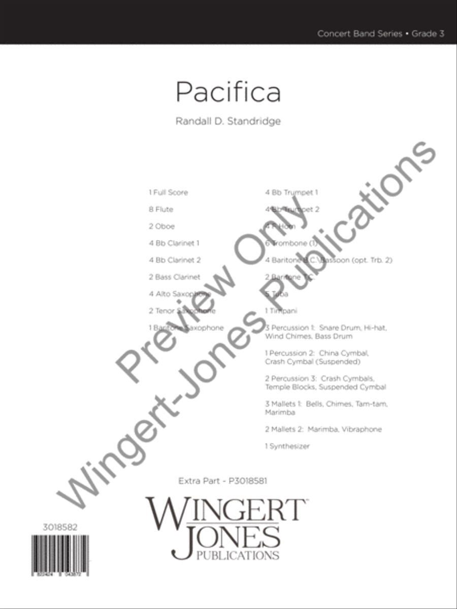 Pacifica Concert Band scores gallery preview page 2