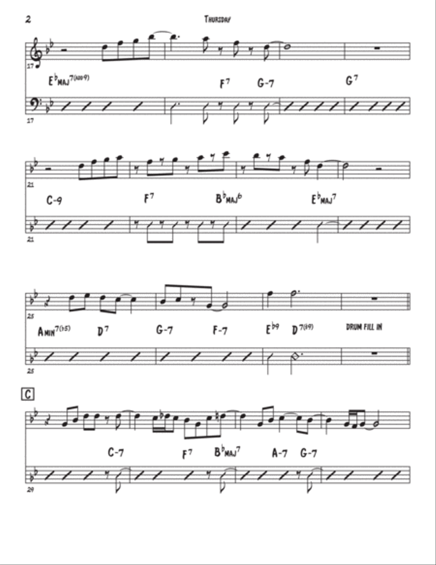 Thursday Jazz Ensemble scores gallery preview page 2