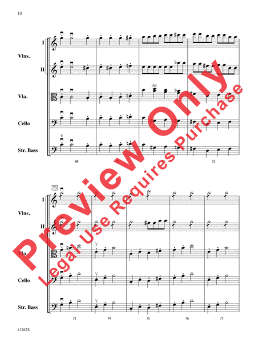 Cosi Fan Tutte Cosi Fan Tutte String Orchestra scores gallery preview page 11