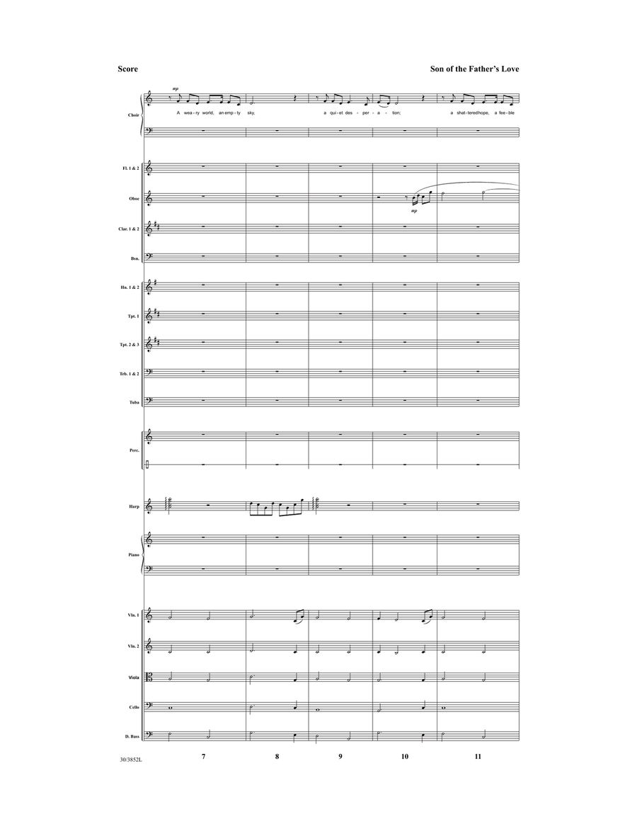 Son of the Father's Love - Downloadable Orchestral Score and Parts Orchestra scores gallery preview page 4