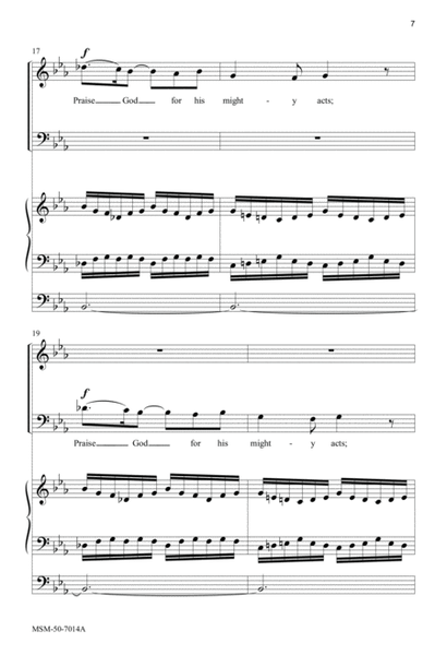 Psalm 150 (Downloadable Choral Score)