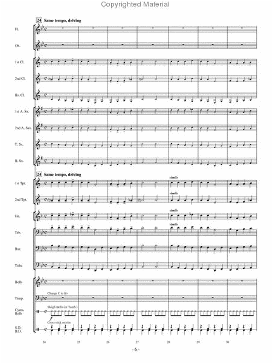 A Christmas Collage A Christmas Collage Concert Band scores gallery preview page 5