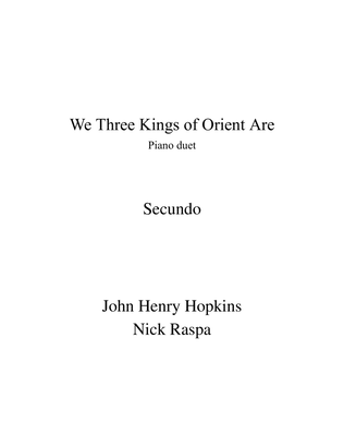 Book cover for We Three Kings of Orient Are (1 piano 4 hands) Secundo