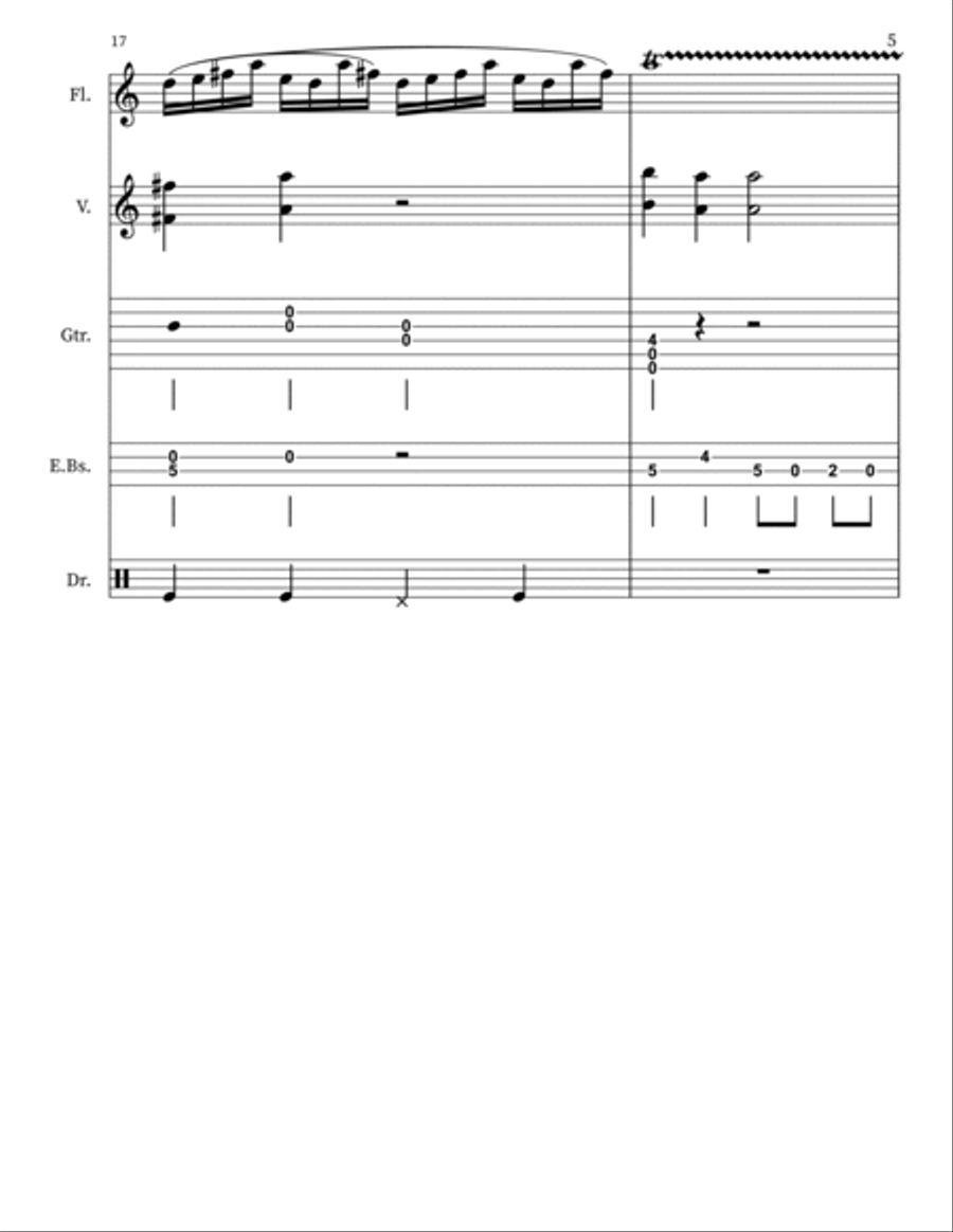 In Heaven Small Ensemble scores gallery preview page 5