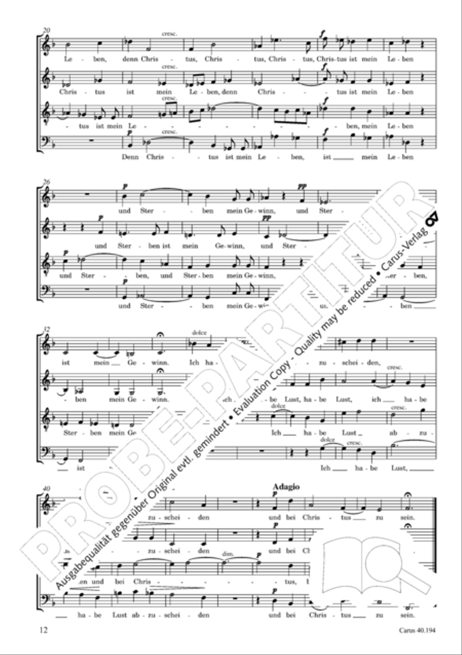 Liturgische Gesange (Totensonntag) Score scores gallery preview page 13