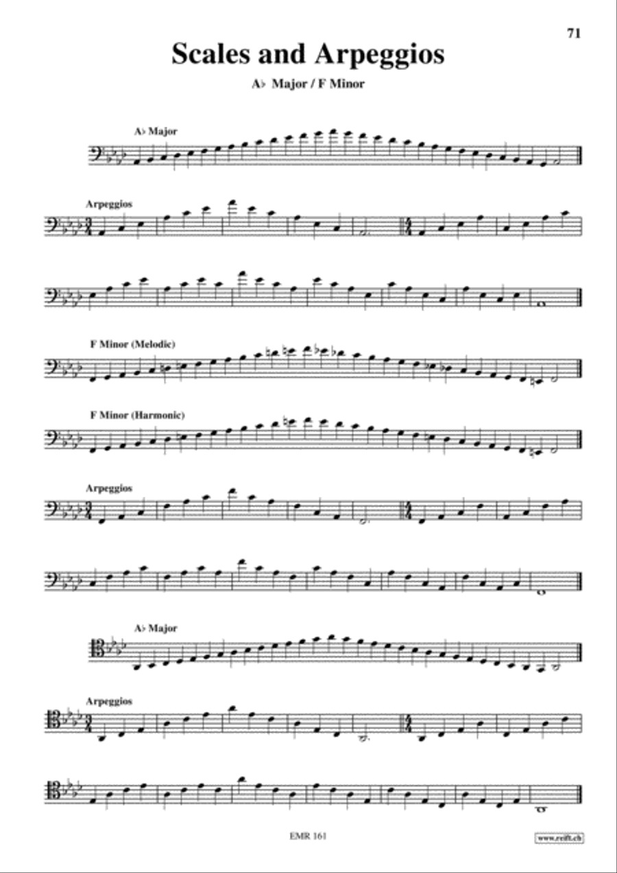 Studies in all Clefs Trombone Solo scores gallery preview page 29