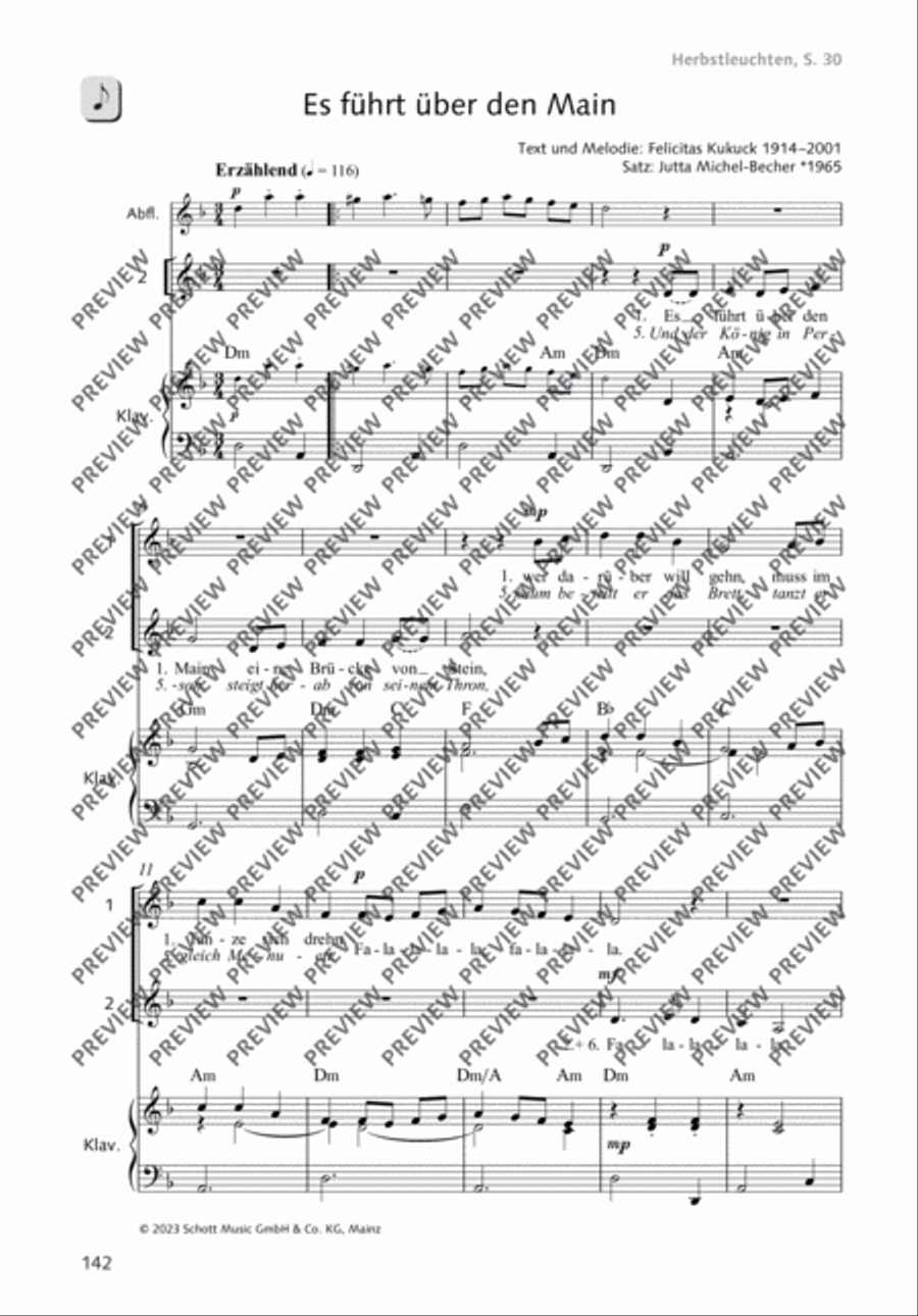 Es führt über den Main 2-Part scores gallery preview page 2