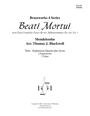 Beati Mortui, Op. 115, No. 1