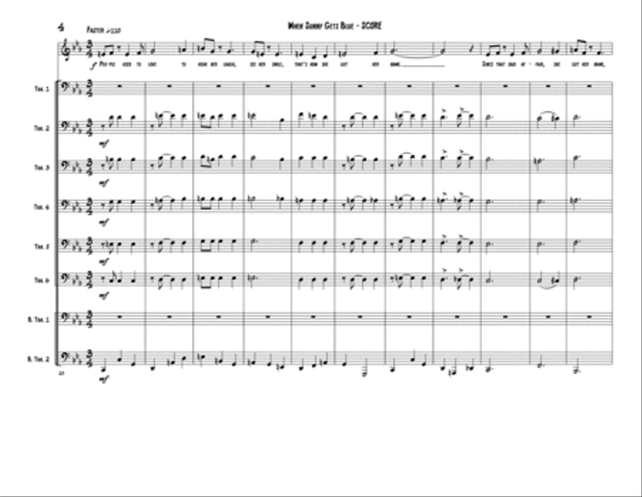 When Sunny Gets Blue When Sunny Gets Blue Chamber Orchestra scores gallery preview page 4